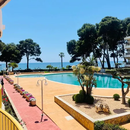 Apartamento Vistas Al Mar, Con Acceso Directo A La Playa, Piscina Y Parking Gratis!!! *